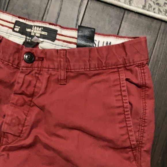 H&M Maroon Slim Chinos 33/32 - Picture 7 of 12